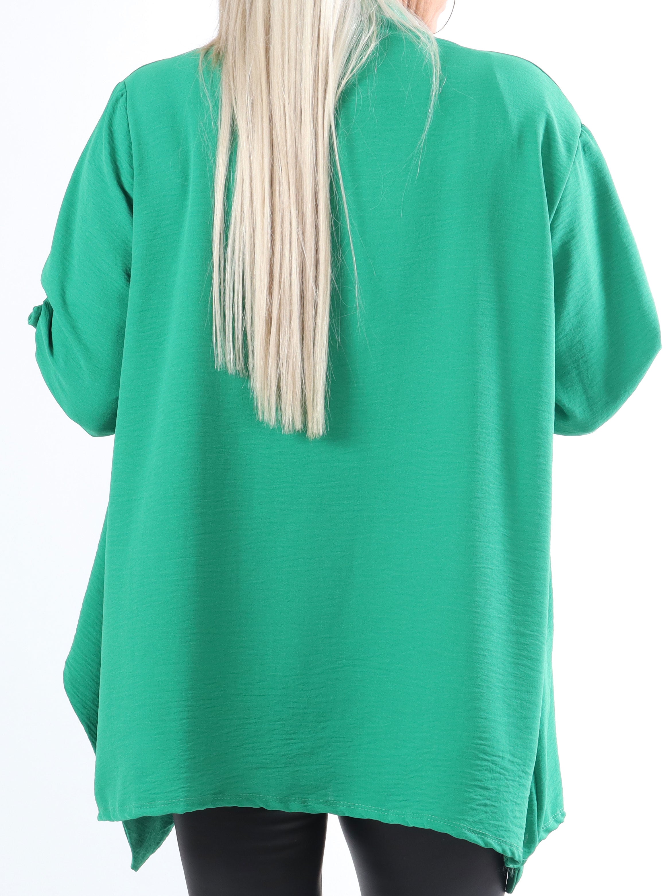 Dream - Enkel plus size kofta i lätt och fint tyg